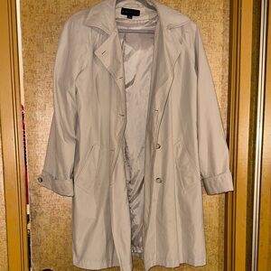 Gallery Light Gray Trench Coat